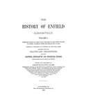 ENFIELD, CT:  HISTORY OF ENFIELD from the Beginning to 1850  (Hardcover)