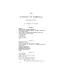 ENFIELD, CT:  HISTORY OF ENFIELD from the Beginning to 1850  (Hardcover)