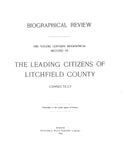 LITCHFIELD CT: BIOGRAPHICAL REVIEW: Biographical Sketches of the Leading Citizens of Litchfield Co. (Hardcover)