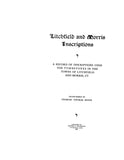 LITCHFIELD, CT:  LITCHFIELD & MORRIS INSCRIPTIONS: Record of Inscriptions Upon the Tombstones in the Towns of Litchfield & Morris. (Hardcover)