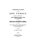 EBY: Biographical History of the Eby Family. 1889