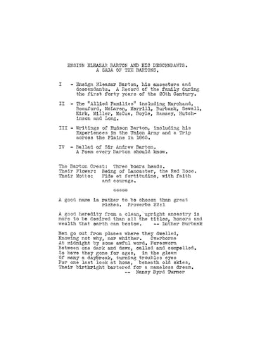 BARTON: Ensign Eleazar Barton and his Descendants, a Saga of the Bartons (Softcover)