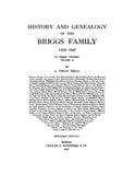 BRIGGS: History and Genealogy of the Briggs Family 1254-1937