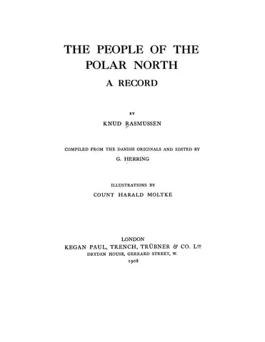 CANADA: The People of the Polar North, a Record