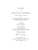 CANADA, NOVA SCOTIA: HISTORY OF THE COUNTY OF ANNAPOLIS, including Old Port Royal & Acadia, with Genealogical Sketches of its Early English Settlers & their Families. (Hardcover)