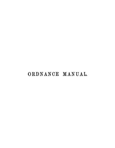 Civil War: Ordnance Manual
