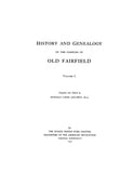COLEY: Extracted from History and Genealogy of Families of Old Fairfield, Connecticut (Softcover)