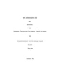 Dommerich: Our Colonial and Continental Ancestors: The Ancestry of Mr. and Mrs. Louis William Dommerich 1930