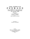 PEERAGE, ENGLAND: The Complete Peerage of England, Scotland, Ireland, Great Britain and the United Kingdom (Hardcover)