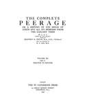 PEERAGE, ENGLAND: The Complete Peerage of England, Scotland, Ireland, Great Britain and the United Kingdom (Hardcover)