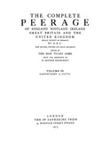 PEERAGE, ENGLAND: The Complete Peerage of England, Scotland, Ireland, Great Britain and the United Kingdom (Hardcover)