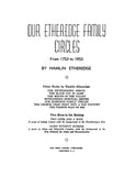 ETHEREDGE: Our Etheredge family circles from 1753-1953