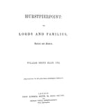 ELLIS: Notices of the Ellises of England, Scotland, and Ireland from the Conquest to the Present Time (Hardcover)