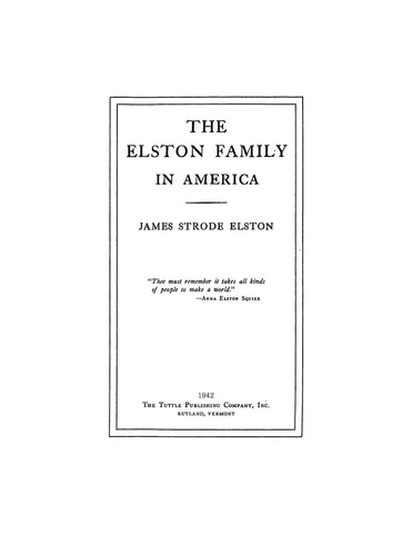 Elston Family in America 1942