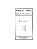 EPLER: History and genealogy of the Epler, Oldwiler, Huckleberry, Carr and Ewing families. 1728-1913.