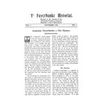 FAIRBANKS: Ye Fayerbanke Historial: Historical and Educational [biography & genealogy], Vol. I, Nos. 1-3. 1903