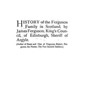 FERGUSON Family in Scotland and America 1905