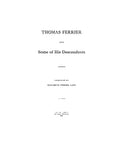 FERRIER: Thomas Ferrier and Some Descendants 1906
