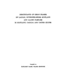 FRASER: Descendants of Simon Fraser of Laggan, Inverness-shire, Scotland, & Allied families in Scotland, Canada & US 1956