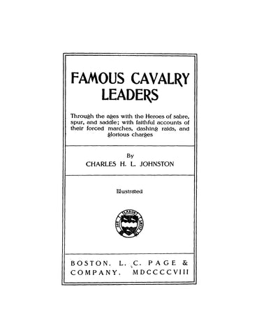 Famous Cavalry Leaders, 1908