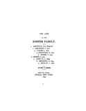 FOSTER: Pedigree of Jesse W. Foster 1897