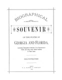 GA, FL: Biographical Souvenier of the States of Georgia and Florida, Containing Biographical Sketches of the Representative Public, and Many Early Settled Families in these States (Hardcover)