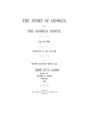 GEORGIA: The Story of Georgia and the Georgia People - 1732 to 1860 (Hardcover)