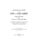 GETTY: Genealogical Notes of the Getty and Lytle Families of Salem, NY 1902