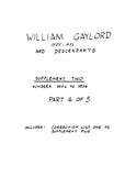 GAYLORD: William Gaylord 1583-1673 and Descendants