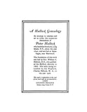 HALLOCK: Descendants of Peter Hallock, who landed at Southold, Long Island, 1640. 1926