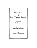 HANFORD: Descendants of Rev. Thomas Hanford of CT 1936
