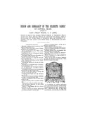 HILDRETH: Origin and Genealogy of the Hildreth Family of Lowell, Massachusetts. 1892