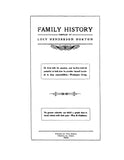 HUGHES Family history including Hughes, Dalton, Martin, Henderson, all originally of VA & many kindred branches 1922