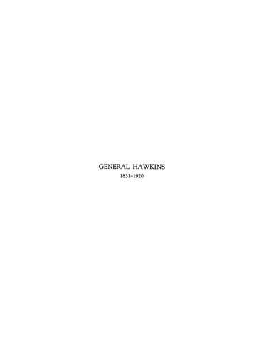 HAWKINS: General Hawkins, as he Revealed Himself to his Librarian (Softcover) 1923