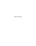 HINCKLEY: Frank Hinckley, California Engineer and Rancher 1838-1890. 1946.  (Softcover)
