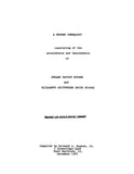 HUGHES: A Hughes Genealogy, Consisting of the Antecedents and Descendants of Edward Payson Hughes and Elizabeth Crittenden Smith Hughes (Softcover) 1977