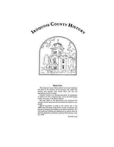 IROQUOIS, IL: Iroquois County History
