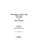 IRISH: Descendants of John Irish the Immigrant, 1629-1963, and Allied Families
