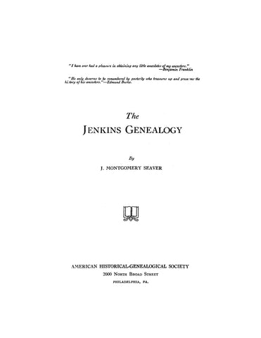 JENKINS Genealogy