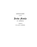 JENKS Family of America, with supplement 1952, 1956