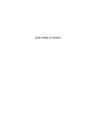JENKS Family of America, with supplement 1952, 1956