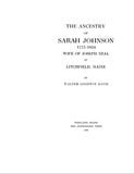 JOHNSON: Ancestors of Sarah Johnson, wife of Joseph Neal, of Litchfield, Maine