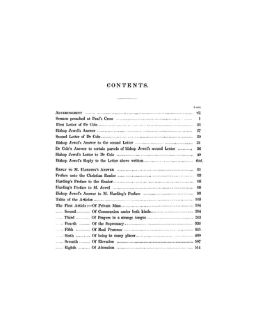 JEWEL: The Works of John Jewel, Bishop of Salisbury 1845 – Higginson ...