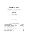 KENDALL: The Kendalls of Austrey, Twycross & Smithsby: a family history
