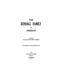KENDALL Family in America 1919