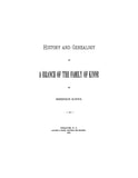KINNE: History and genealogy of a branch of the family of Kinne 1881