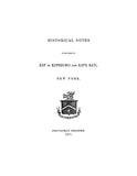 KIP: Historical Notes of the family of Kip of Kipsburg and Kip's Bay, NY 1871