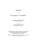 KIP: History of the Kip family in America 1928
