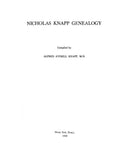 KNAPP: Nicholas Knapp Genealogy 1953