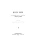 KERR: Joseph Kerr of Ballygoney and his descendants 1904